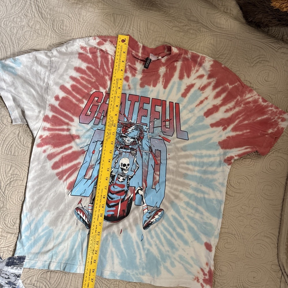 Divided | Grateful Dead - Tie Dye T shirt Basketball Skeleton | XS - Picture 4 of 7